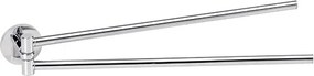 Bemeta Design CIRCUM: Držiak uterákov, 420 mm, dvojitý, otočný - 168204192