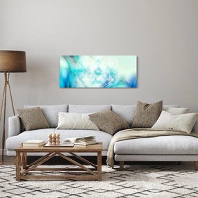 Obraz - Merkaba v tyrkysovom pozadí (120x50 cm)