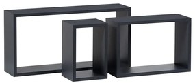 BONTEC Polička, mdf, čierna, P-009 BK Farba: Biela
