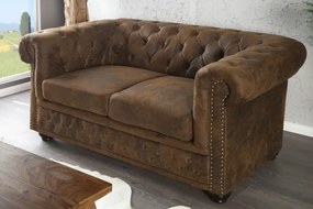 Sedačka CHESTERFIELD 2-sedačka vintage štýl