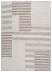 Béžový vonkajší koberec Universal Cork Squares, 155 x 230 cm