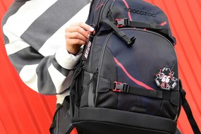 Školský batoh coocazoo PORTER, Lava Lines, certifikát AGR