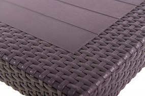 DEOKORK Záhradná ratanová zostava CRAZY MINI 1+2 (hnedá)