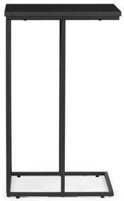 Čierny stolík s mramorovým efektom