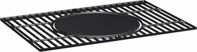 Multifunkčný gril Avenberg Genius + liatinový rošt+ tác + kameň na pizzu, 70 x 103 x 105 cm