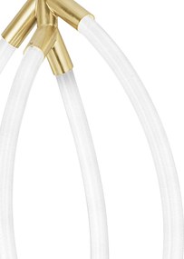 Toolight Toolight, LED závesné osvetlenie, 43W, G017-CP, zlatá-biela, OSW-06365