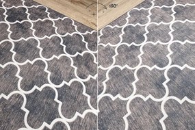 Protišmykový behúň LOTUS CLOVER 60923 hnedý