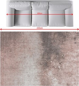 Koberec Softness nude cream rose 160x230cm