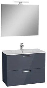 Kúpeľňová zostava Moira (79x61x39,5 cm, sivá)
