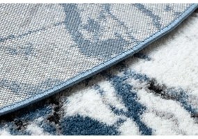 Kusový koberec Marblo šedomodrý kruh 100cm