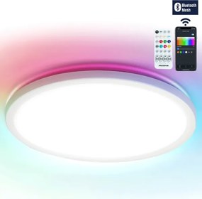 Brilagi - LED RGBW stmievateľné stropné svietidlo VIBE LED/36W/230V 3000-6500K biela + diaľkové ovládanie