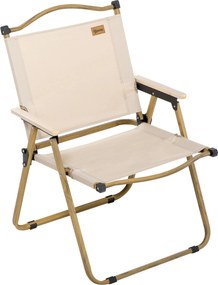 Skladacia campingová stolička Outsunny na rybolov so opierkami - Oxfordský textil a oceľový rám - 54 x 59 x 78 cm - Khaki | Aosom