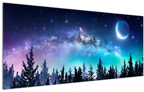 Obraz - Mliečna dráha (120x50 cm)