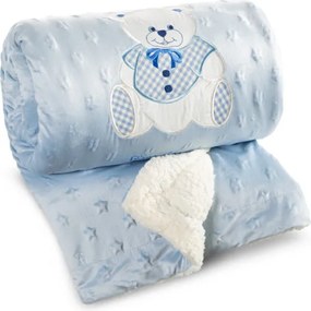 Detská deka Pierre Cardin BABY 4 modrá / krémová