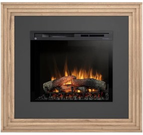 Elektrický krb Katra 28 dub/čierny