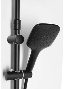 Aqualine - Sprchová sada KERA matná čierna