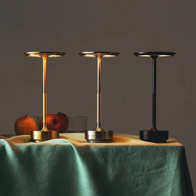 Toolight Toolight, bezdrôtová USB dotyková nočná lampa APP1371-T, čierna matná, OSW-08635