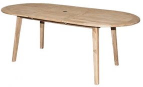Doppler TECTONA - záhradný drevený rozkladací teakový stôl 150/200 x 95 x 75 cm