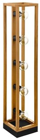 Eglo 32148 - Stojacia lampa BLACKCROWN 5xE27/40W/230V hnedá