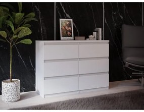 Komoda s zásuvkami MAO biela