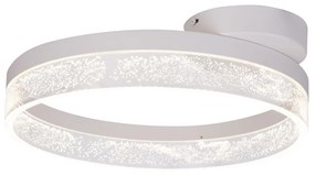 GLOBO Prisadené LED stropné osvetlenie SMITTY, 24W, denná biela, 40cm, okrúhle