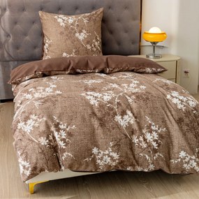 Mikroflanelové obliečky BRONIVA hnedé Rozmer obliečky: 70 x 90 cm | 140 x 200 cm