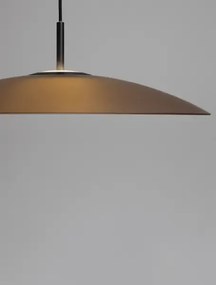 LED čierno-moca hnedý moderný luster Polifemo 60