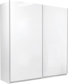 XXXLutz SKRIŇA S POSUVNÝMI DVERAMI, biela, 200/210/62 cm P & B - Skrine - 000885000905