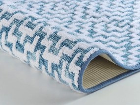 Kleine Wolke Koberček do kúpeľne Botany (modrá, 70 x 120 cm)  (100287275)