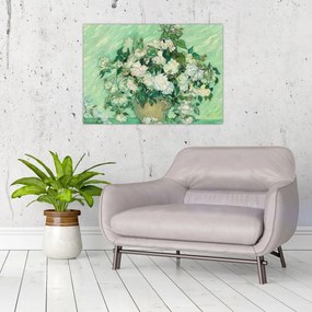 Obraz - Vincent van Gogh, Roses, reprodukcia (70x50 cm)