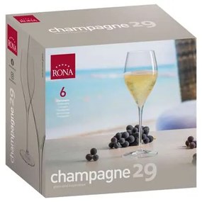 Rona pohára Champagne 290 ml 6 ks