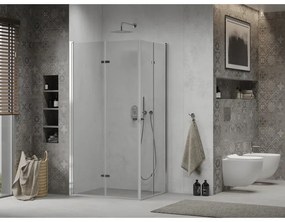 Mexen Lima DUO sprchovací kút 90x70 cm, priehľadný, chróm, 856-090-070-02-00