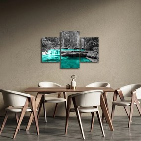 Obraz - Zimná rieka (90x60 cm)