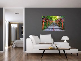 Obraz - Svätyňa Kifune (90x60 cm)