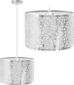 Toolight Toolight, kovové závesné svietidlo 1xE27 APP1015-1CP, chrómová, OSW-04542