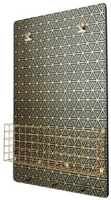 Tabule s policí SARA zlatá/černá