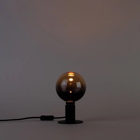 E27 stmievateľná LED lampa G125 čierna zlatá 3,5W 80lm 1800K