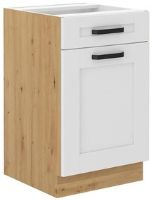 Kuchynská skrinka LUNA biely mat/artisan 50d 1f 1s bb