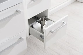 Mereo Bino, kúpeľňová skrinka vysoká 163 cm, ľavá, Multidecor, Orech Dijon prírodný, MER-CN697ODP1