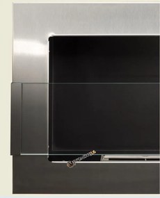 Závesný biokrb na stenu AIASA NEREZ SO SKLOM 90x40x12