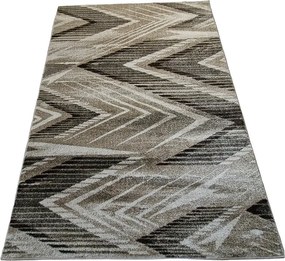 HU Béžovo-hnedý abstraktný koberec Rio 519-Beige-Cream Rozmer: 60x100 cm