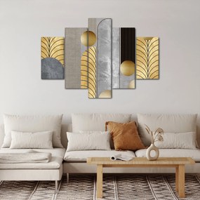 Obraz - Zlaté dekory (150x105 cm)