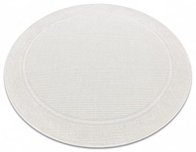 Kusový koberec Duhra biely kruh 200cm