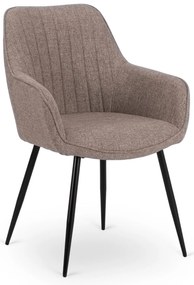 PROXIMA.store - Čalúnená jedálenska stolička MALAGA FARBA: sivá