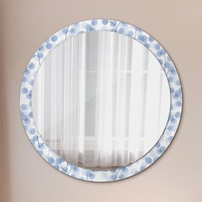Okrúhle ozdobné zrkadlo Vetvy fi 100 cm