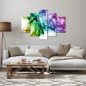 Obraz - farebný dym (150x105 cm)