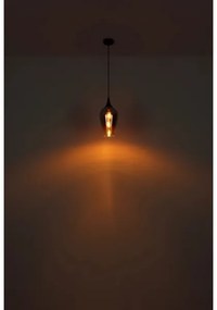 Globo 15552H3 - Luster na lanku LAVUS 1xE27/60W/230V pr. 18 cm čierna