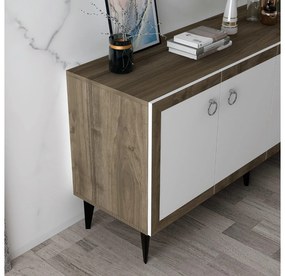 Skrinka Sotema 1 (orech + biela) . Vlastná spoľahlivá doprava až k Vám domov. 1093507