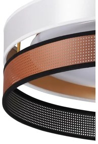 Duolla- LED Stropné svietidlo ROLLER DUO SHINY LED/24W/230V pr. 45 cm biela/medená