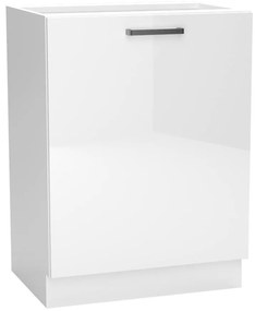 Kuchynská skrinka Vita D60 PL Biely lesk